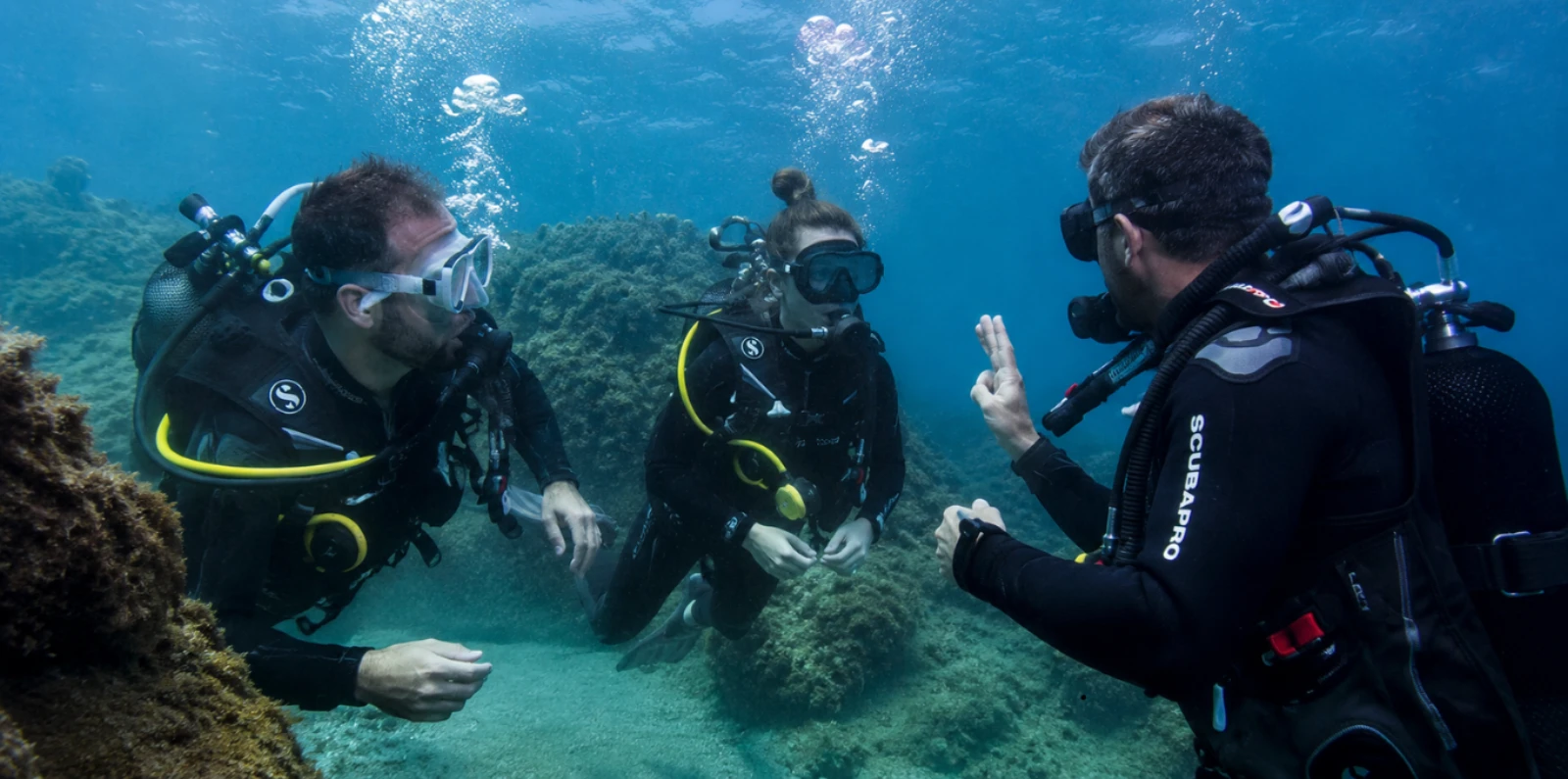 Buceo cerca de Barcelona, bautismo o curso y dónde ir