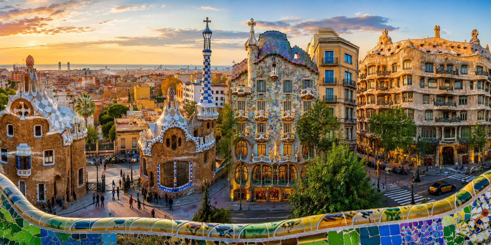 Park Güell, Casa Batlló o La Pedrera, cuál priorizar